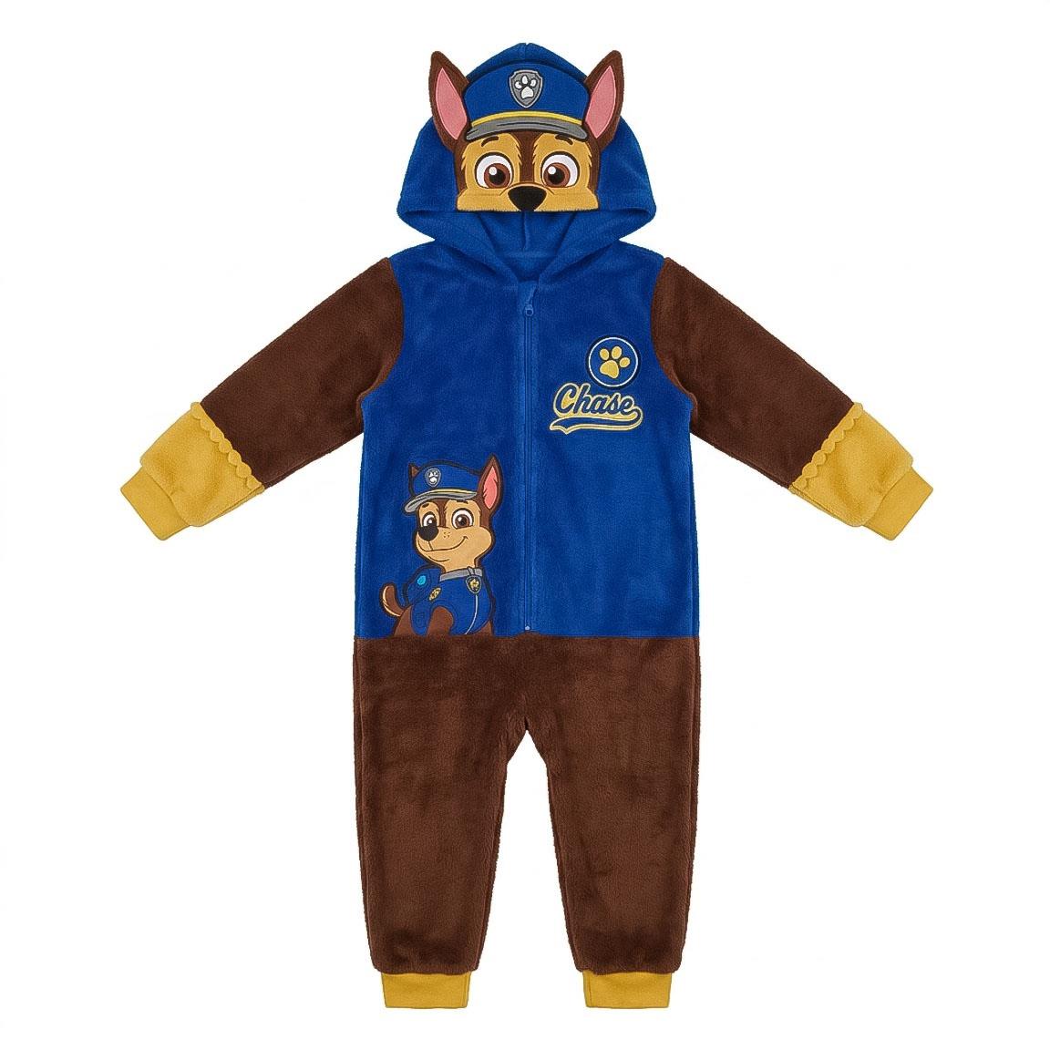 PIJAMA DORMILON CORAL FLEECE APLICACIONES PAW PATROL