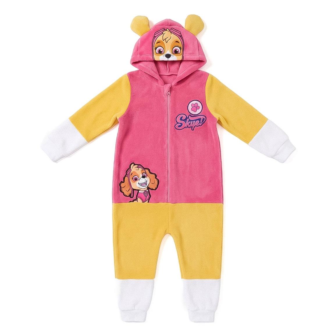 PIJAMA DORMILON CORAL FLEECE APLICACIONES PAW PATROL