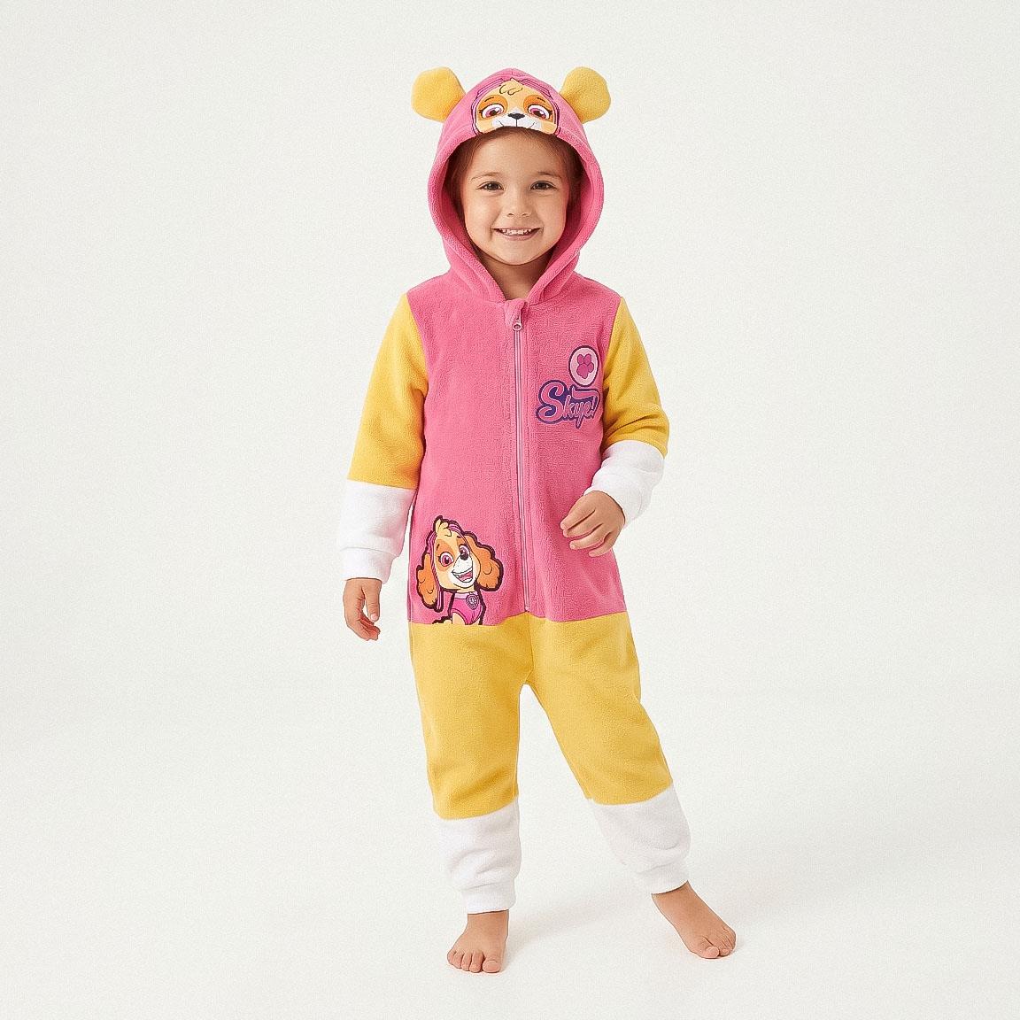 PIJAMA DORMILON CORAL FLEECE APLICACIONES PAW PATROL