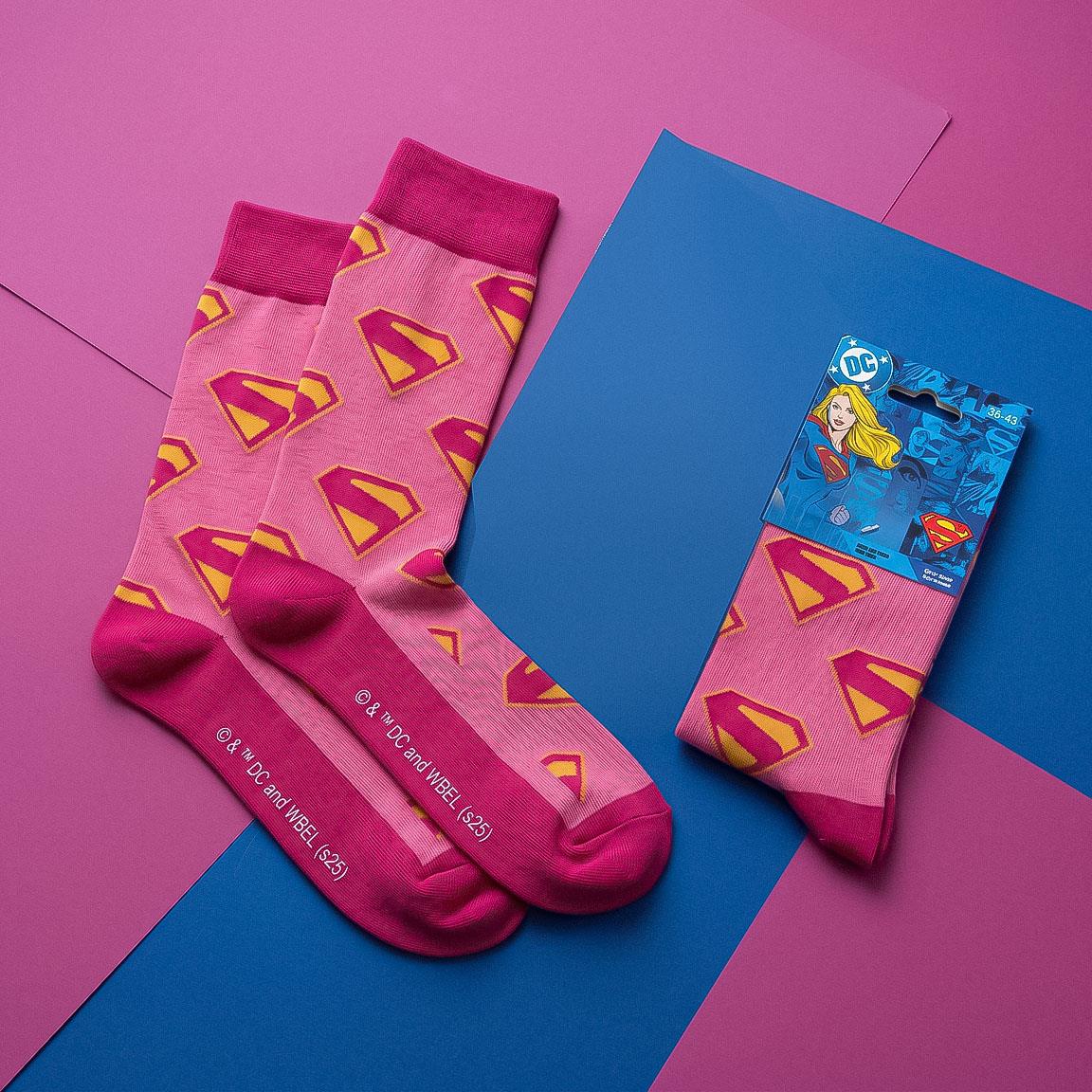 CALCETINES SUPERMAN SUPERGIRL