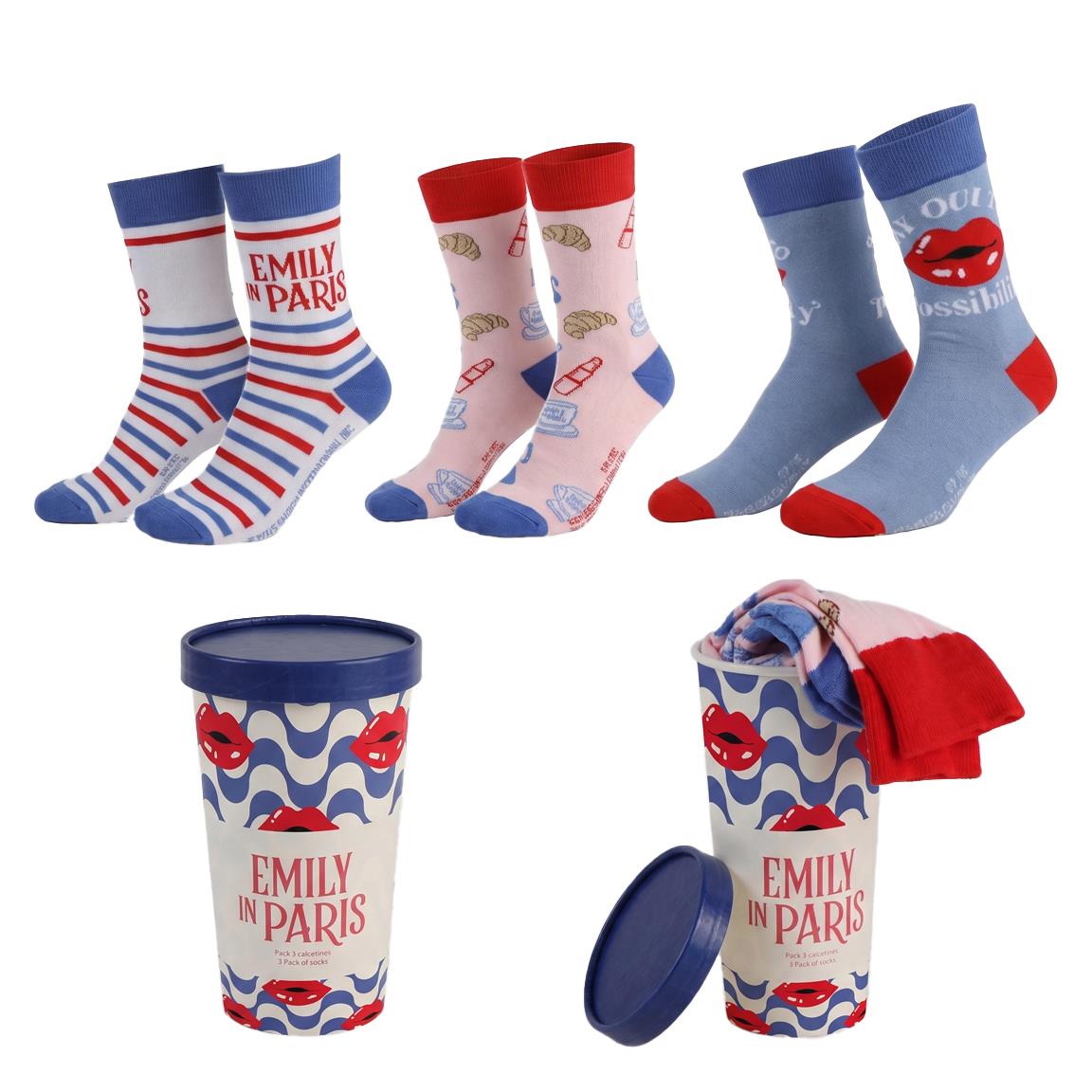 PACK CALCETINES 3 PIEZAS EMILY IN PARIS