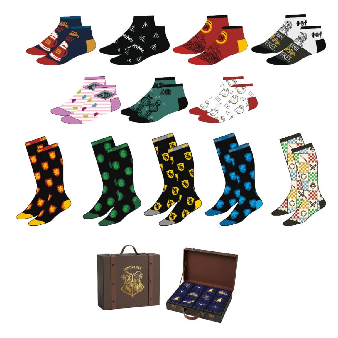 PACK CALCETINES 12 PIEZAS HARRY POTTER