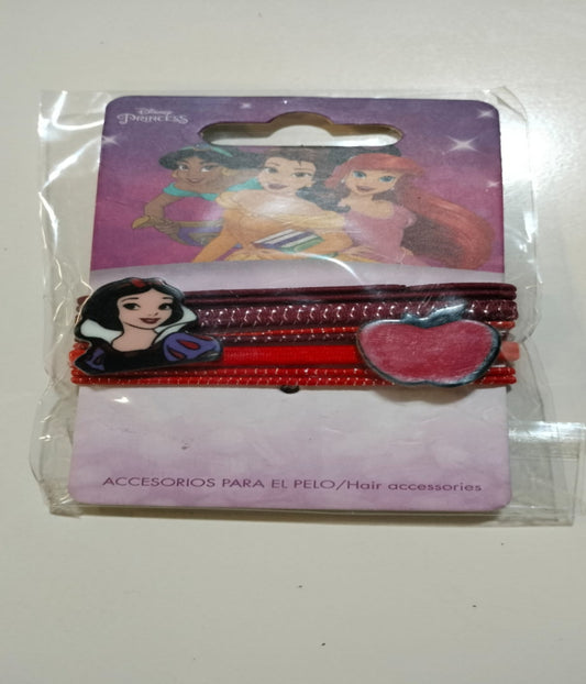 ACCESORIOS PELO ELASTICO 8 PIEZAS PRINCESAS