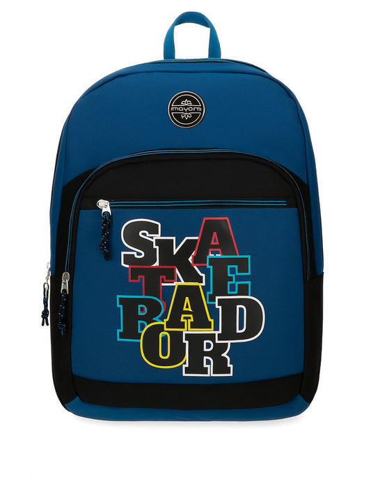 MOCHILA SKATEBOARD MARINO.