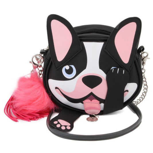 BOLSO REDONDO SHY BULLDOG 18x15x7CM