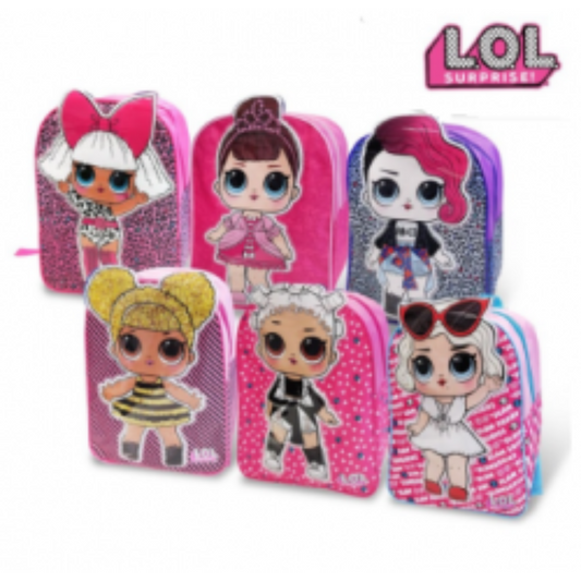 MOCHILA INFANTIL 3D SURTIDA LOL SURPRISE