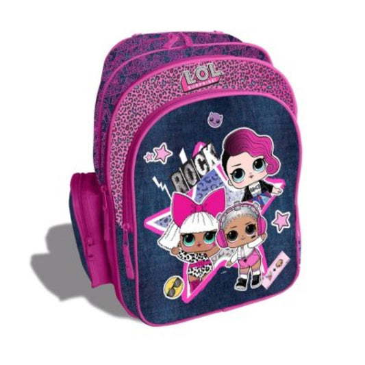 MOCHILA ESCOLAR ADAPTABLE LOL SURPRISE