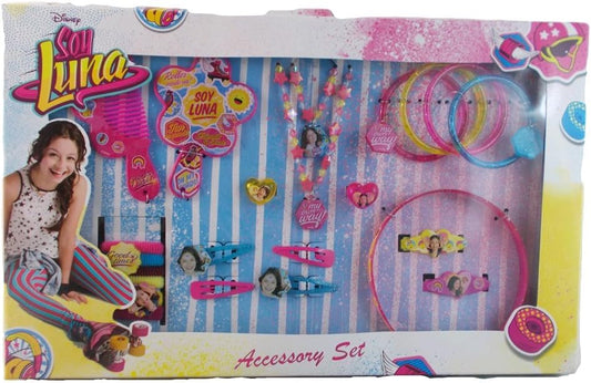 SET ACCESORIOS CABELLO 25PZ SOY LUNA DISNEY