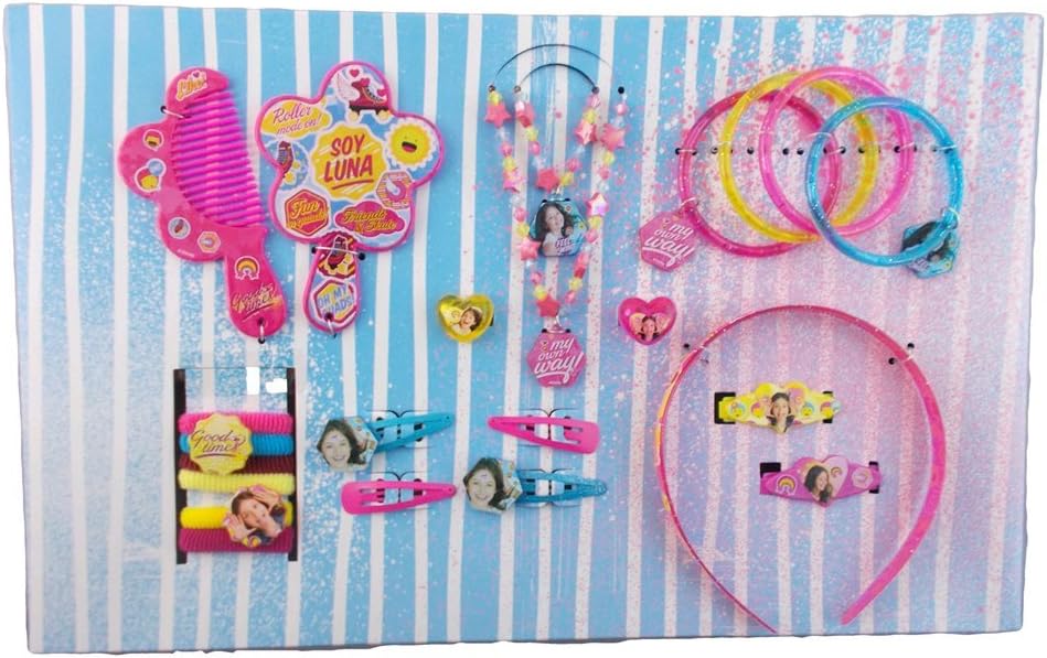 SET ACCESORIOS CABELLO 25PZ SOY LUNA DISNEY