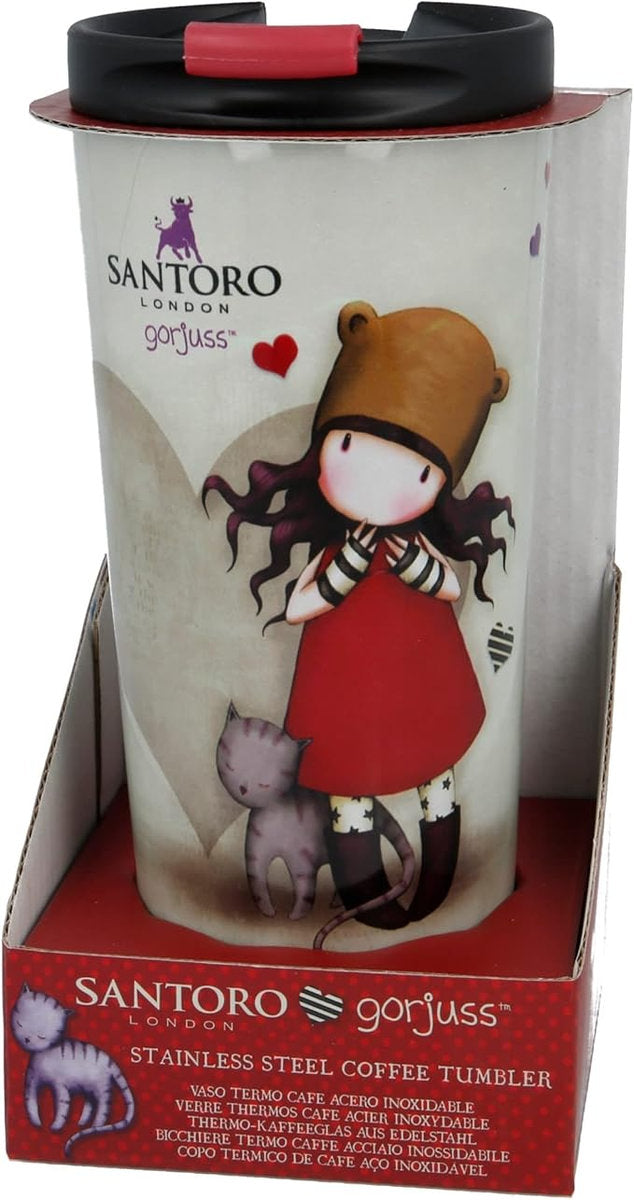 VASO TERMO CAFE ACERO INOXIDABLE  425 ML GORJUSS