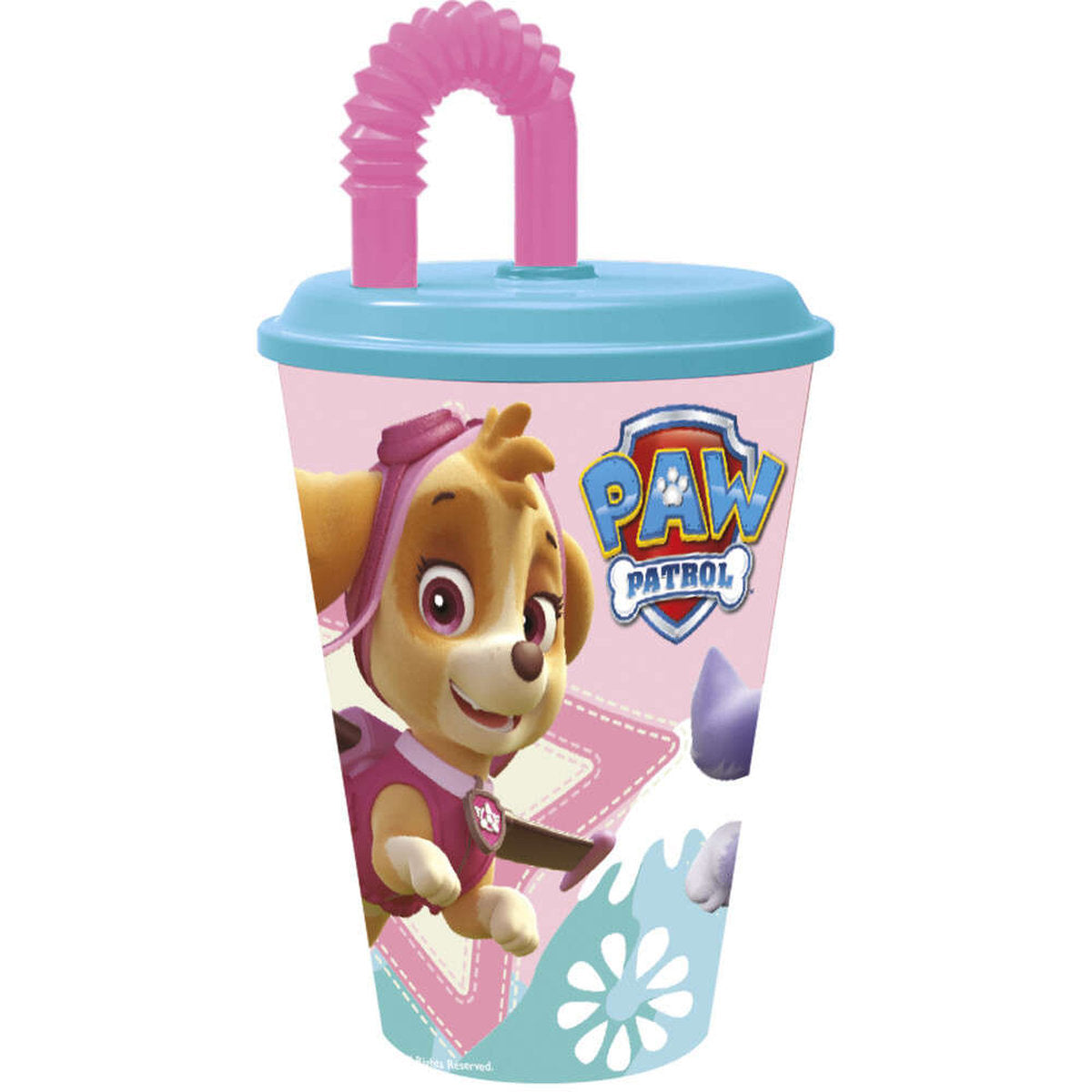 VASO DE CAÑA 430ML PAW PATROL GIRL