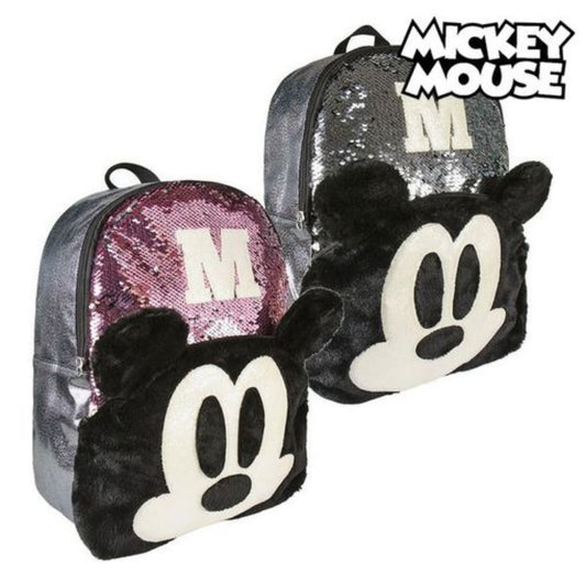 MOCHILA CASUAL LENTEJUELAS MICKEY DISNEY 40X31X12