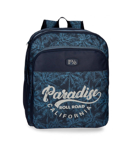 MOCHILA ESCOLAR 42CM  ADAPTABLE ROLL ROAD PARADISE