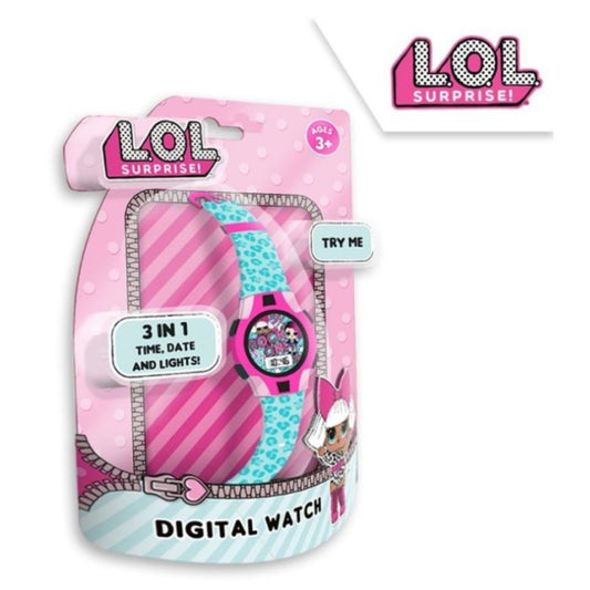 3-IN-1 CLAMSHELL 3D LOL SURPRISE SPORTS WATCH