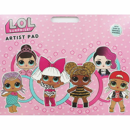 ART BOOK SET + 50 STICKERS LOL SU STICKERS