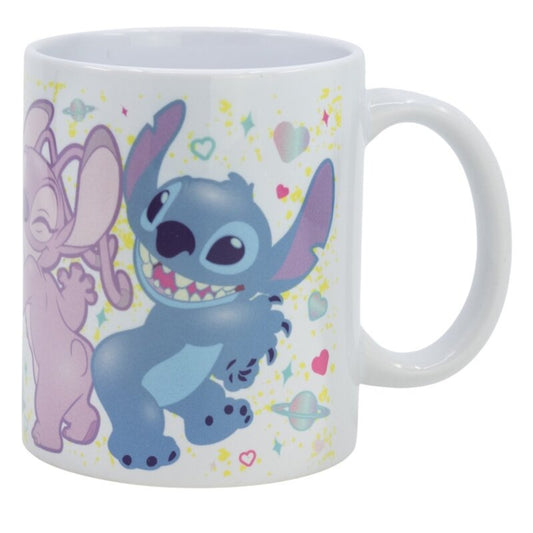 TAZA CERAMICA SB 325 ML EN CAJA REGALO STITCH