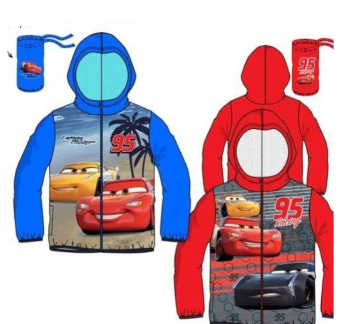 PACK OF 8 CARS RAINCOATS