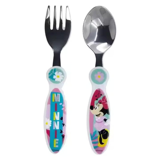 ILLUSION SET OF 2 MINNIE METAL CUTLERY