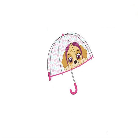 PAW PATROL GIRL TRANSPARENT AUTOMATIC UMBRELLA
