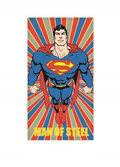 TOALLA PLAYA MICROFIBRA SUPERMAN