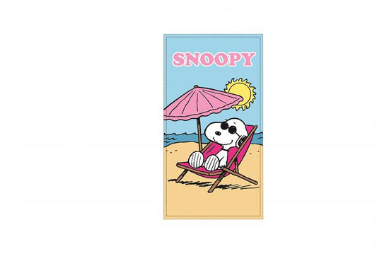 SNOOPY MICROFIBER BEACH TOWEL