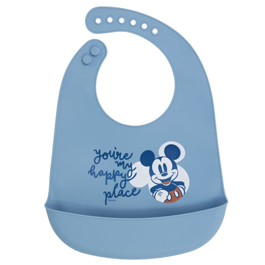 BABERO DE SILICONA MICKEY MOUSE FULL OF SMILES - Imagen 1