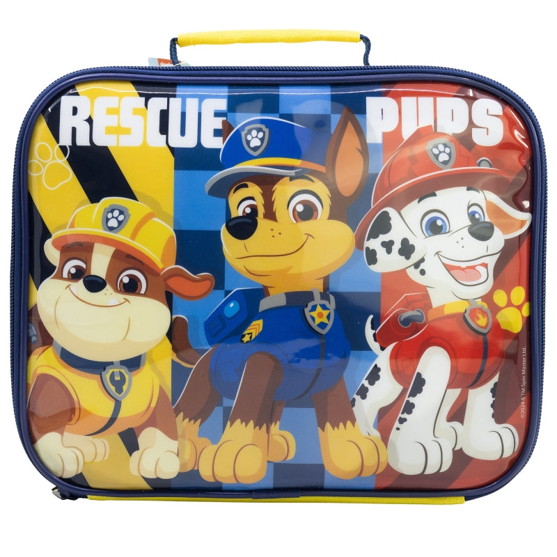 BOLSA MERIENDA AISLANTE RECTANGULAR PAW PATROL BOY RESCUE PUPS - Imagen 1