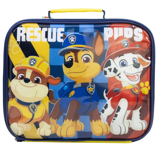BOLSA MERIENDA AISLANTE RECTANGULAR PAW PATROL BOY RESCUE PUPS - Imagen 1