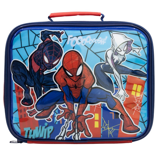 BOLSA MERIENDA AISLANTE RECTANGULAR SPIDERMAN MOB RULES - Imagen 1