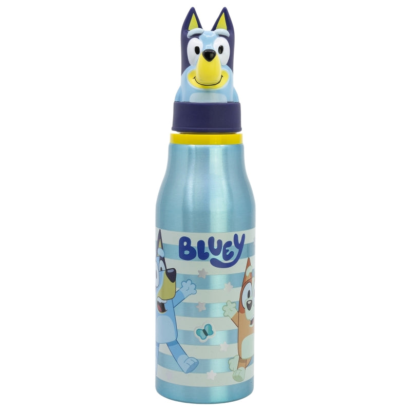 BOTELLA ALUMINIO CON FIGURITA 3D 690 ML BLUEY - Imagen 1