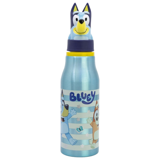 BOTELLA ALUMINIO CON FIGURITA 3D 690 ML BLUEY - Imagen 1