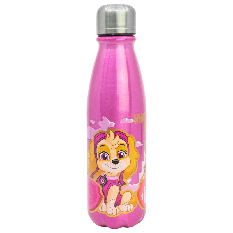BOTELLA ALUMINIO INFANTIL 600 ML PAW PATROL GIRL SUPERPOWERS - Imagen 1