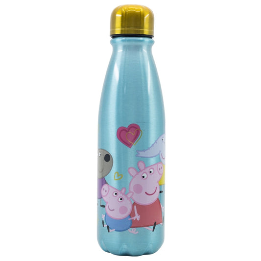 BOTELLA ALUMINIO INFANTIL 600 ML PEPPA PIG CORE 2022 - Imagen 1