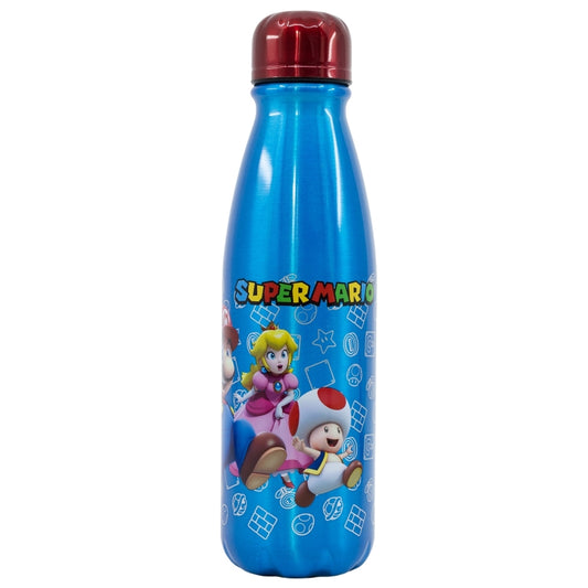 BOTELLA ALUMINIO INFANTIL 600 ML SUPER MARIO - Imagen 1