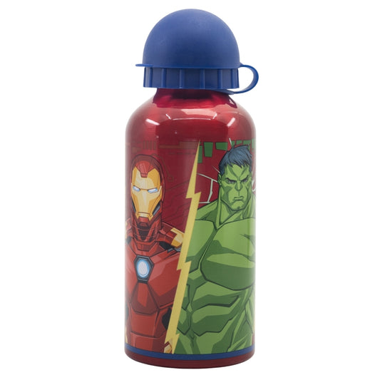 BOTELLA ALUMINIO PEQUEÑA 400 ML AVENGERS INVINCIBLE FORCE - Imagen 1