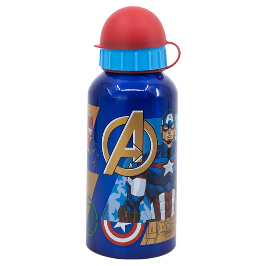 BOTELLA ALUMINIO PEQUEÑA 400 ML AVENGERS SEVEN WONDERS - Imagen 1