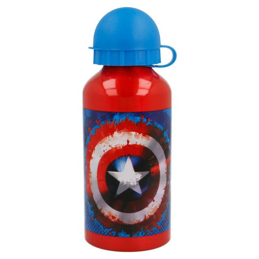 BOTELLA ALUMINIO PEQUEÃA 400 ML CAPTAIN AMERICA ICON - Imagen 1