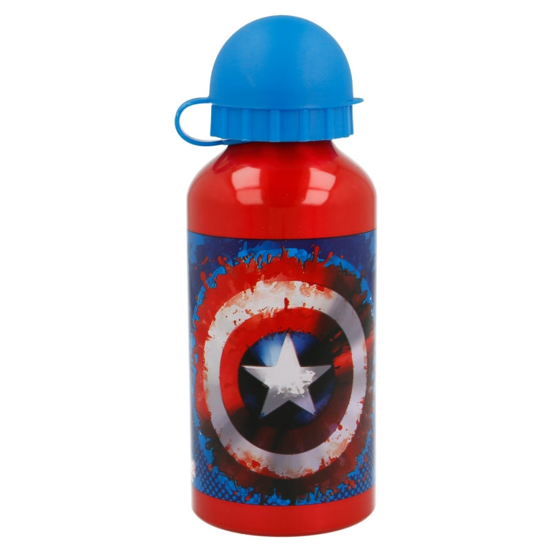 BOTELLA ALUMINIO PEQUEÃA 400 ML CAPTAIN AMERICA ICON - Imagen 2