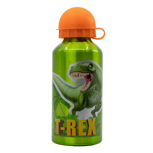 BOTELLA ALUMINIO PEQUEÑA 400 ML DINOSAUR - Imagen 1