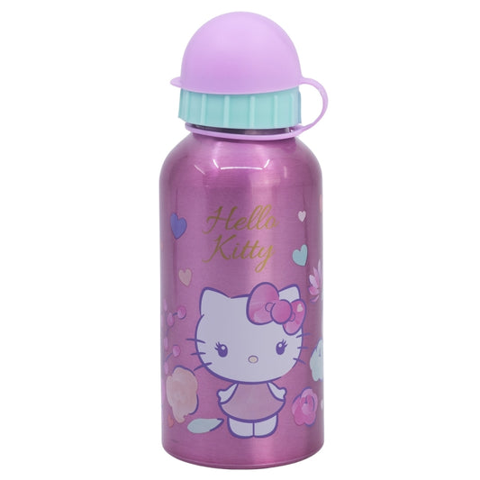 BOTELLA ALUMINIO PEQUEÑA 400 ML HELLO KITTY - Imagen 1