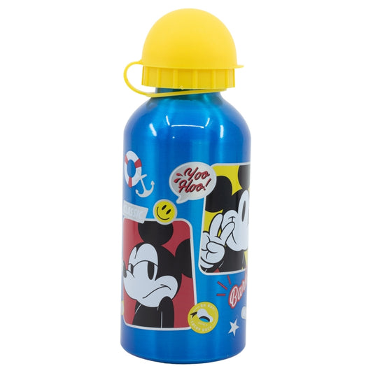 BOTELLA ALUMINIO PEQUEÑA 400 ML MICKEY MOUSE FUN-TASTIC - Imagen 1