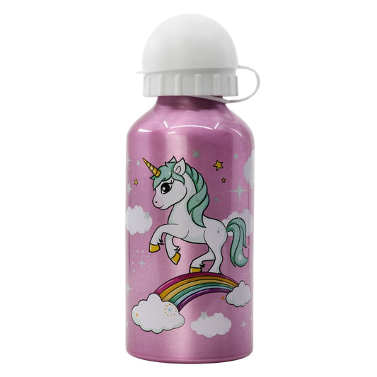 BOTELLA ALUMINIO PEQUEÑA 400 ML UNICORN RANGE - Imagen 1