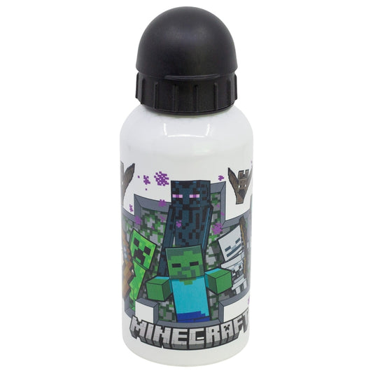 BOTELLA ALUMINIO SB PEQUEÑA 400 ML MINECRAFT OVERVIEW - Imagen 1