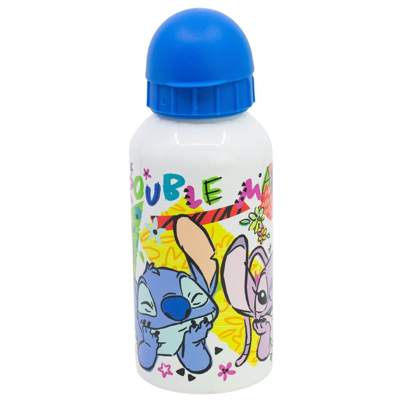 BOTELLA ALUMINIO SB PEQUEÑA 400 ML STITCH TROUBLEMAKER - Imagen 1