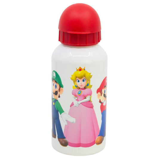 BOTELLA ALUMINIO SB PEQUEÑA 400 ML SUPER MARIO COLORFUL TEAM - Imagen 1