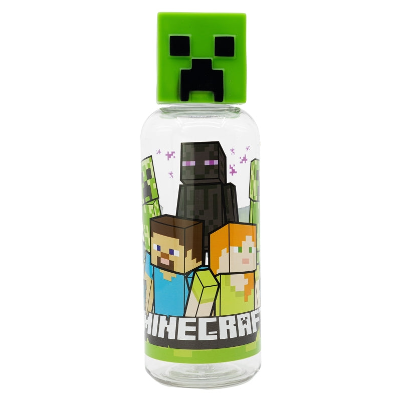 BOTELLA FIGURITA 3D 560 ML MINECRAFT - Imagen 1