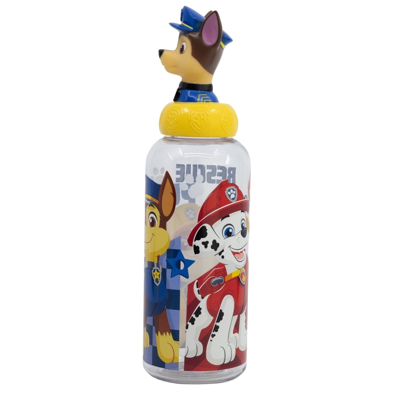 BOTELLA FIGURITA 3D 560 ML PAW PATROL BOY RESCUE PUPS - Imagen 1