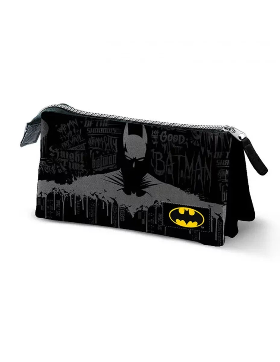 BATMAN ESTUCHE PORTATODO TRIPLE HS GOTHAN 24X11X5