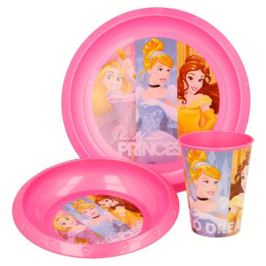 STOR SET EASY 3 PCS (PLATE, BOWL AND GLASS) PRINCES