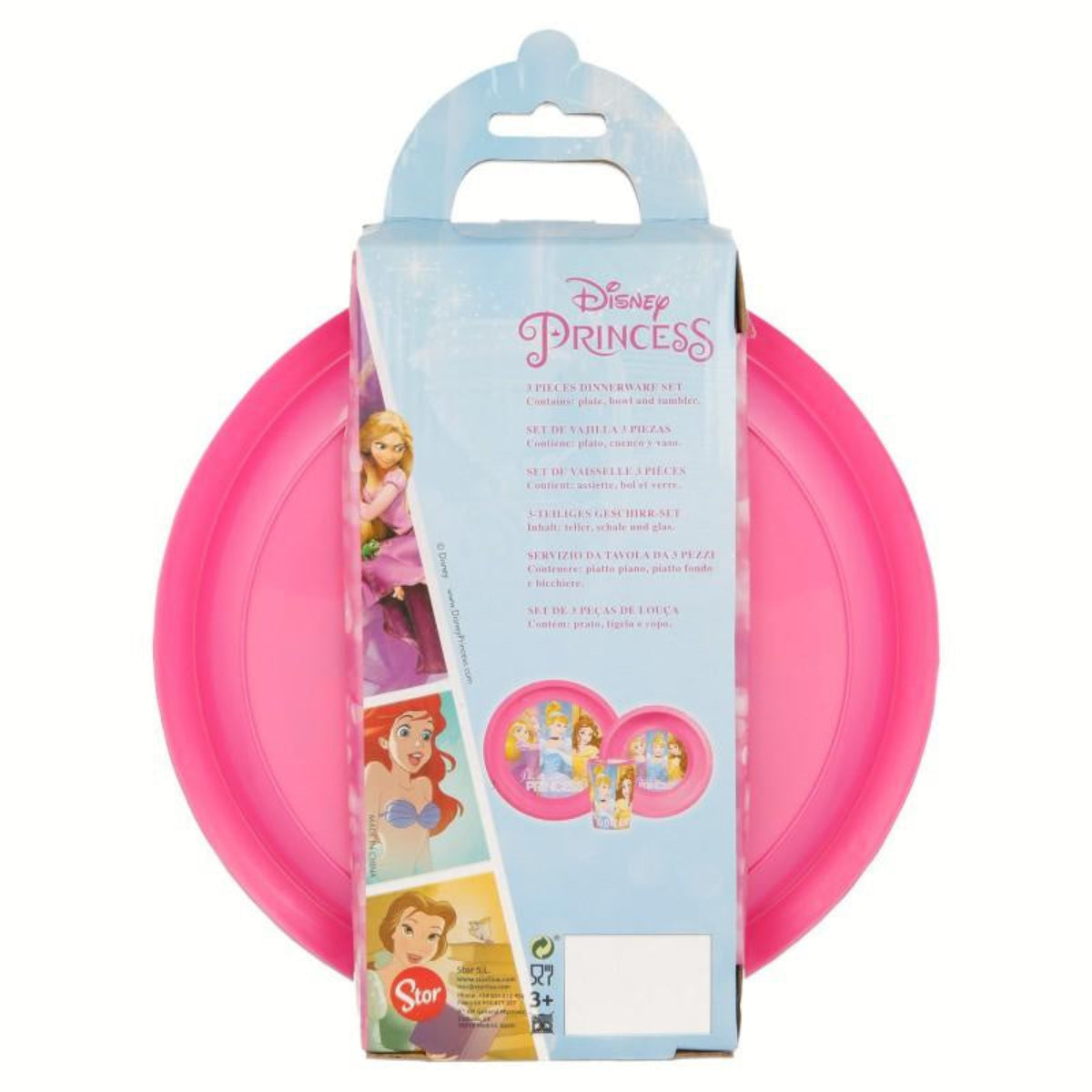 STOR SET EASY 3 PCS (PLATE, BOWL AND GLASS) PRINCES